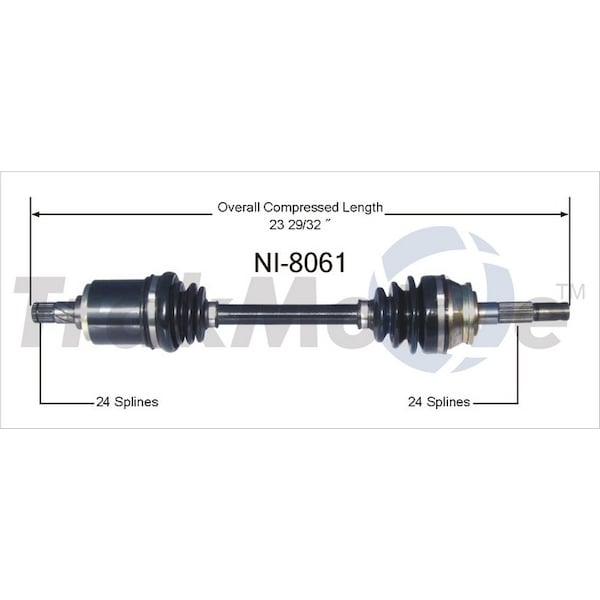 Surtrack Axle Cv Axle Shaft, Ni-8061 NI-8061 - main
